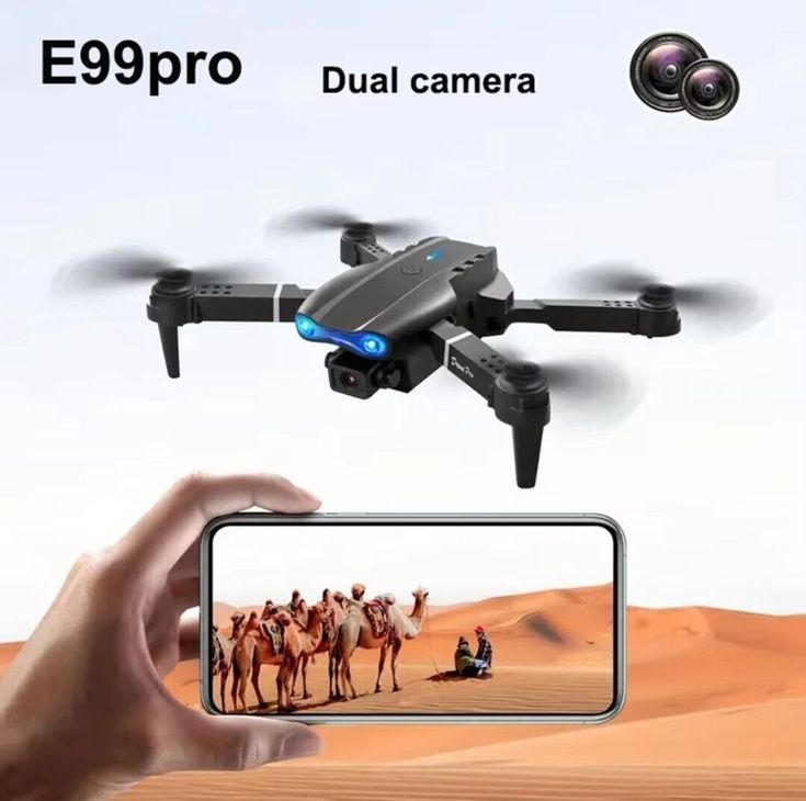 E99 Smart Drone 4k dual Camera