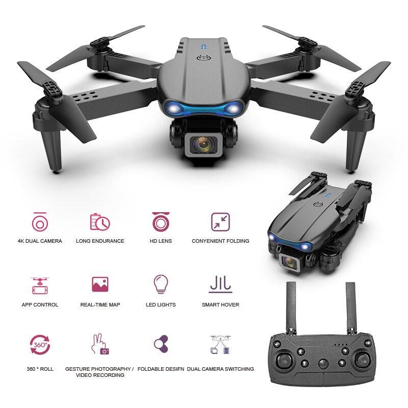 E99 Smart Drone 4k dual Camera
